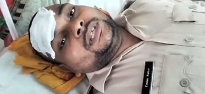 Bihar Police : Liquor mafia attacks police Blockade, many policemen injured, liquor ban in bihar