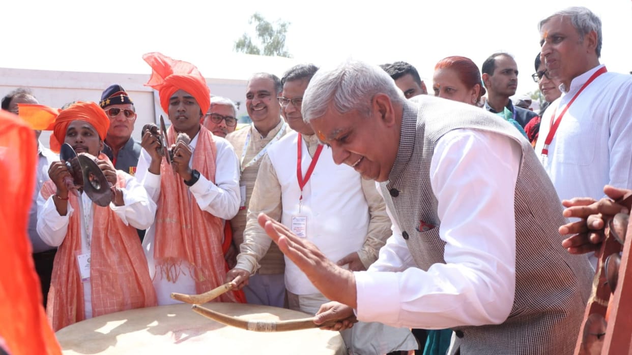 Vice President Jagdeep Dhankhar reached Hisar three-day agricultural development fair, see photos