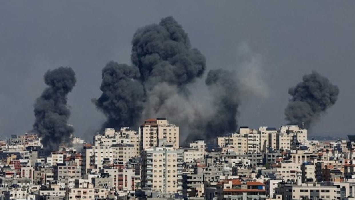 Israel Hamas conflict military spokesman Lt Col Jonathan Conricus Israel war room tweet