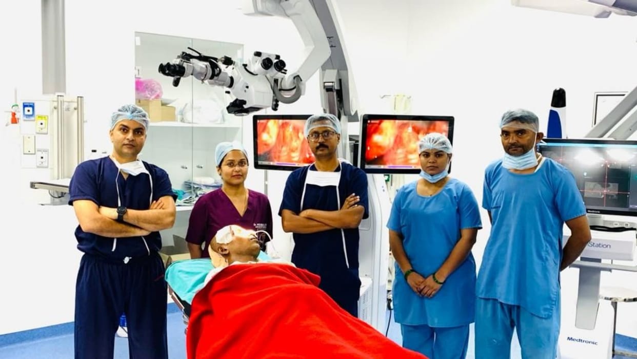 Brain stem tumor surgery in kalyan Singh super s