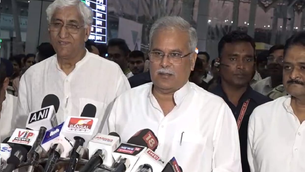 CG Election 2023: Congress Election Committee meeting ends, CM Bhupesh leaves for Delhi