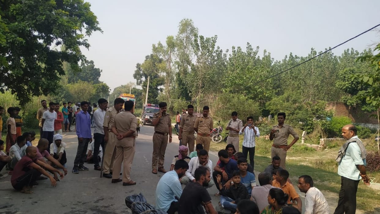 A man murdered in Maholi kotwali in Sitapur.