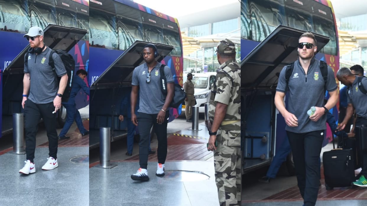 World Cup 2023: South Africa cricket team arrived Lukcnow.