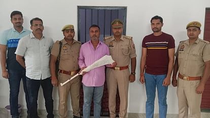 Deoria murder case Main accused Navnath Mishra arrested with rifle