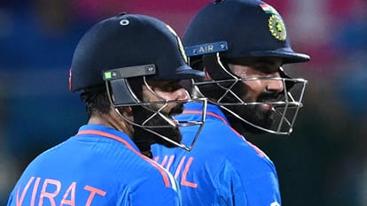 IND vs AUS Kohli kl Rahul pair broke 24 years old record Virat overtakes Sachin Tendulkar Records world cup