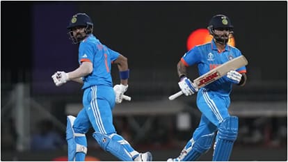 IND vs AUS Kohli kl Rahul pair broke 24 years old record Virat overtakes Sachin Tendulkar Records world cup
