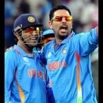 महेंद्र सिंह धोनी और युवराज सिंह