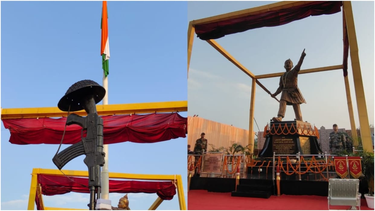 Assam Chief Minister Himanta Biswa Sarma inaugurates Veer Lachit Barphukan and Martyr Memorial