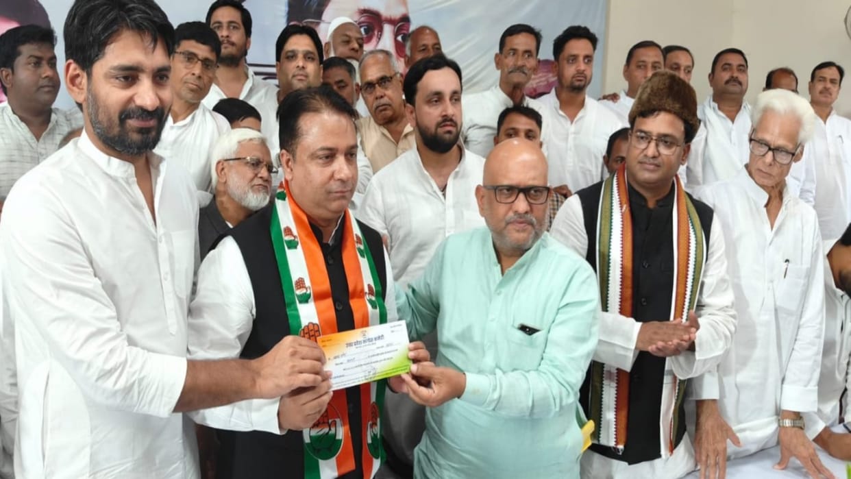 Ahmed Hameed and Omveer Tomar have joined Congress with Many workers left RLD and SP
