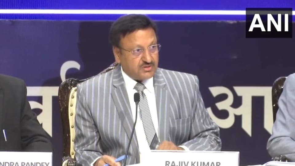 Chief Election Commissioner Rajiv Kumar speaks on jammu kashmir assembly election