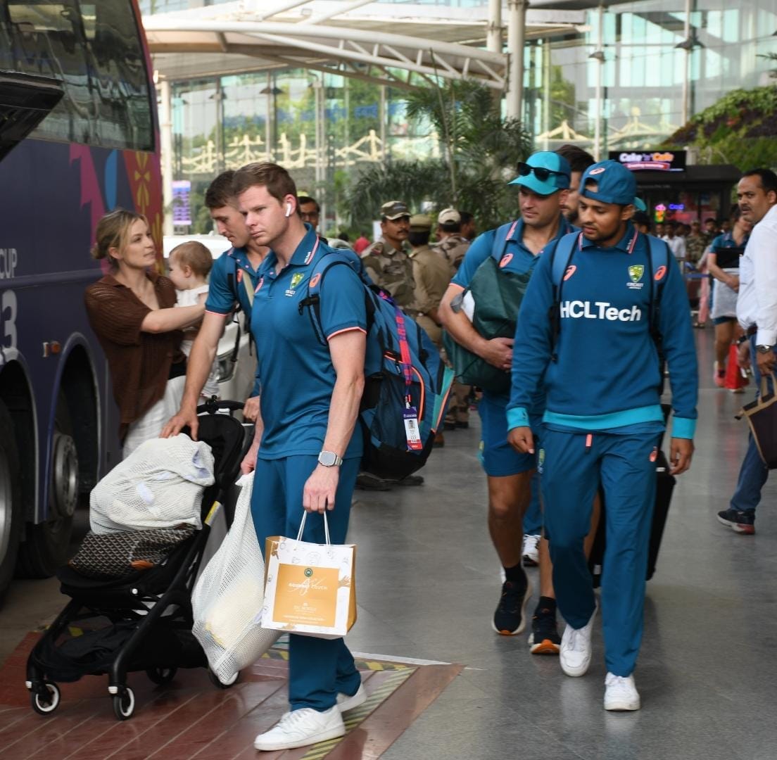Australia cricket team reached Lucknow, to compete with South Africa