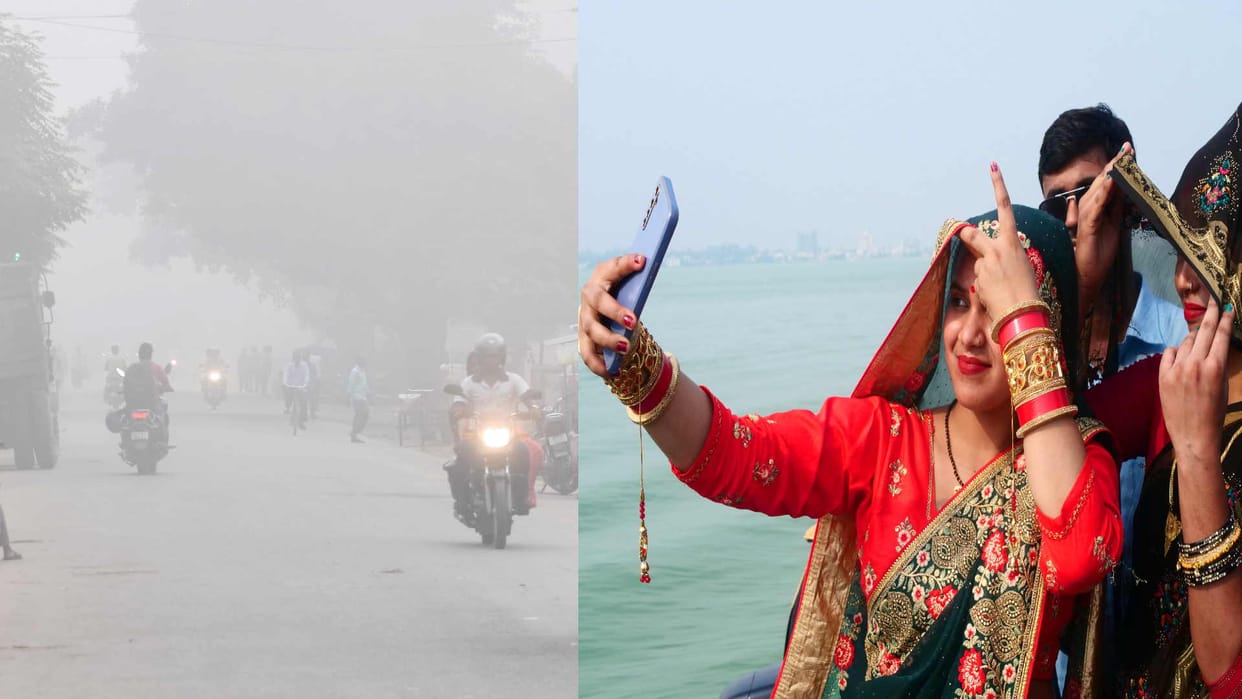 Dew and fog in morning then heat and humidity in Gorakhpur