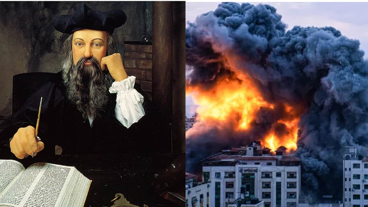 israel palestine war nostradamus prediction on great war coming true after attack by hamas militants