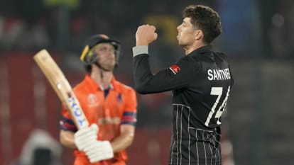 World Cup New Zealand beats Netherlands by 99 runs Mitchell Santner creates history by taking five wickets