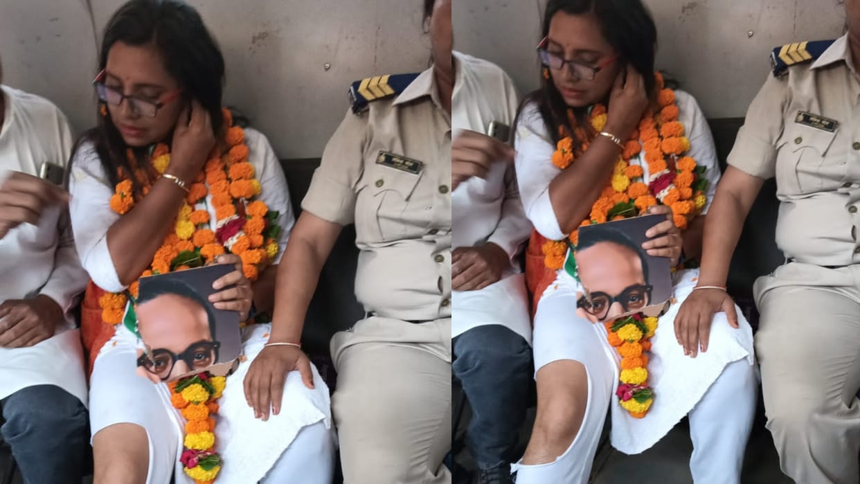 MP Election 2023: Clash between Deputy Collector Nisha Bangre and police, clothes torn, taken into custody