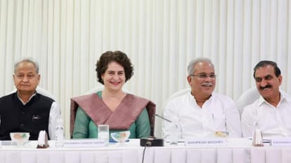 CM Sukhvinder Singh Sukhu in Congress Working Committee Meeting in Delhi