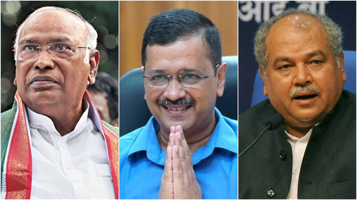 Political Parties's leader views on poll schedule for five