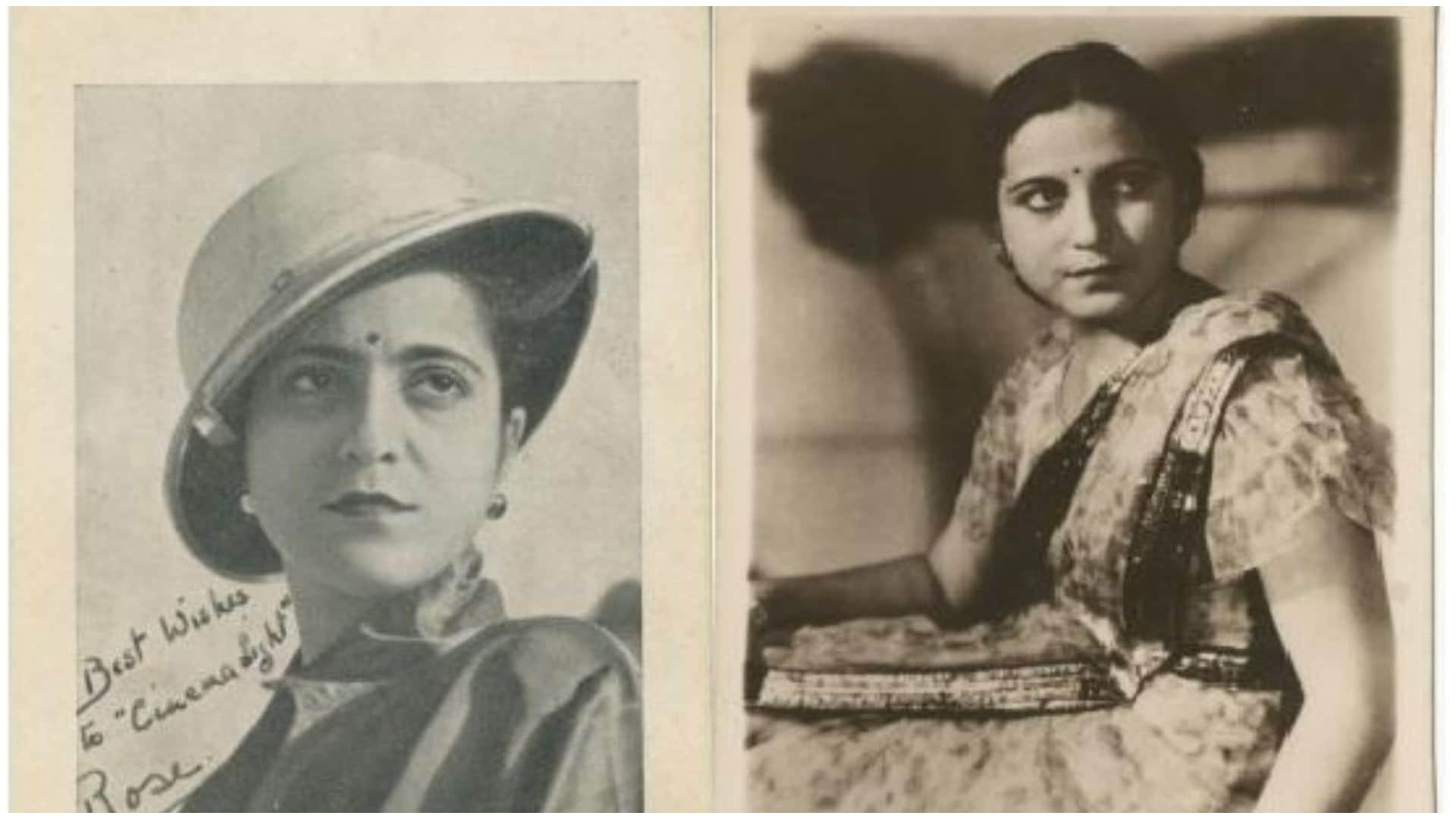 Jewish Actors attained highest positions in silent films first talkie film of Bollywood nadira sulochana david