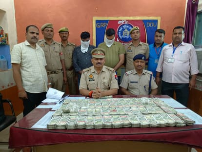 RS 55 lakh money was found in bag of passenger at PDDU Nagar railway station