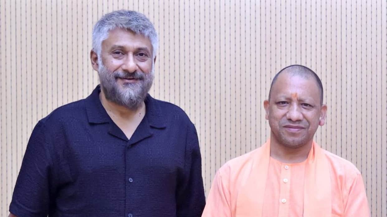 Vivek Agnihotri Meets Uttar Pradesh Chief Minister Yogi Adityanath requests To Screen Vaccine War For Students