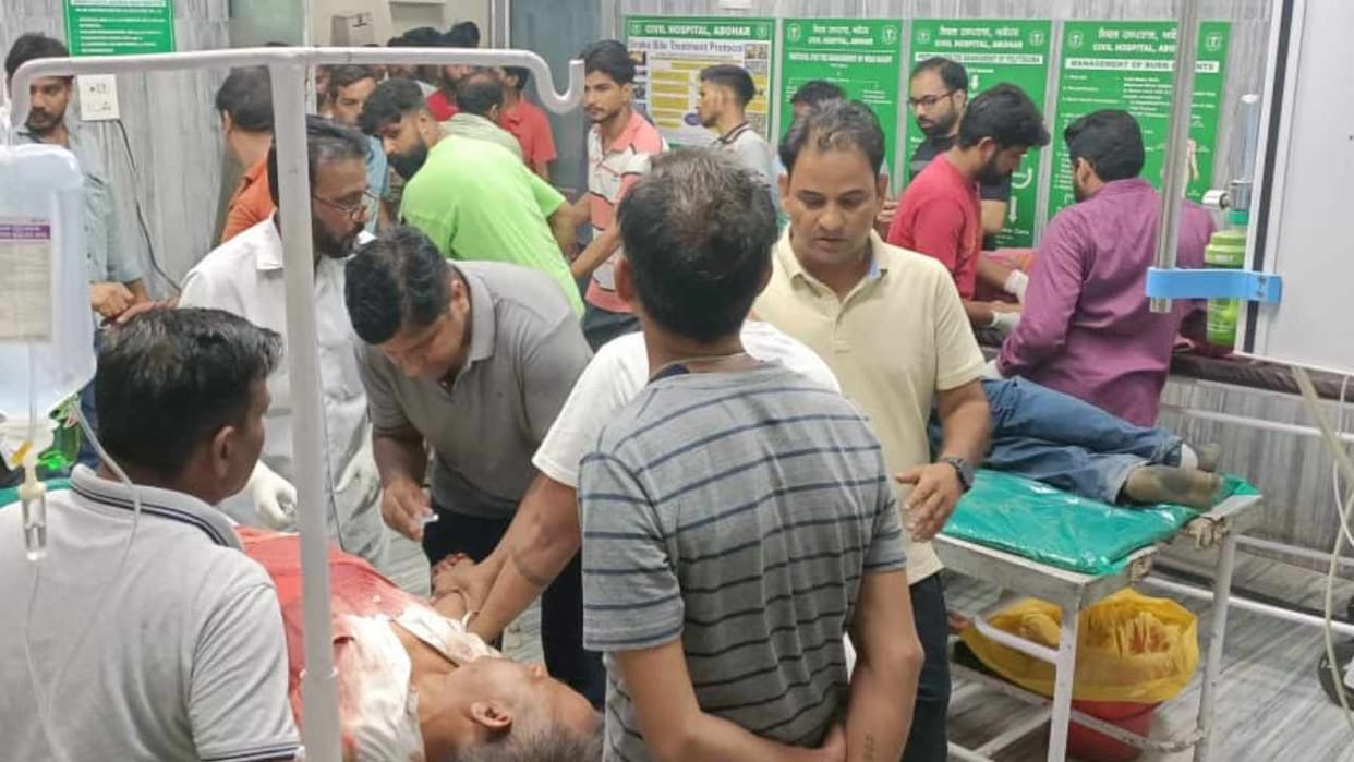 One person died and several injured in a road accident in Muktsar