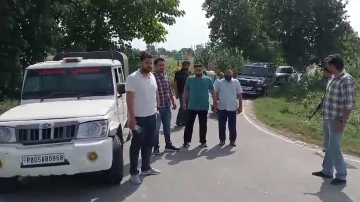 Encounter between gangster and police in Firozpur of Punjab