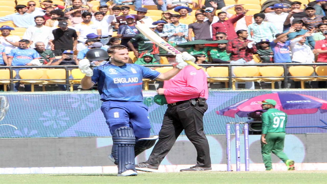 Cricket World Cup: dawid malan scored the fastest century ever in Dharamshala during ban vs eng match