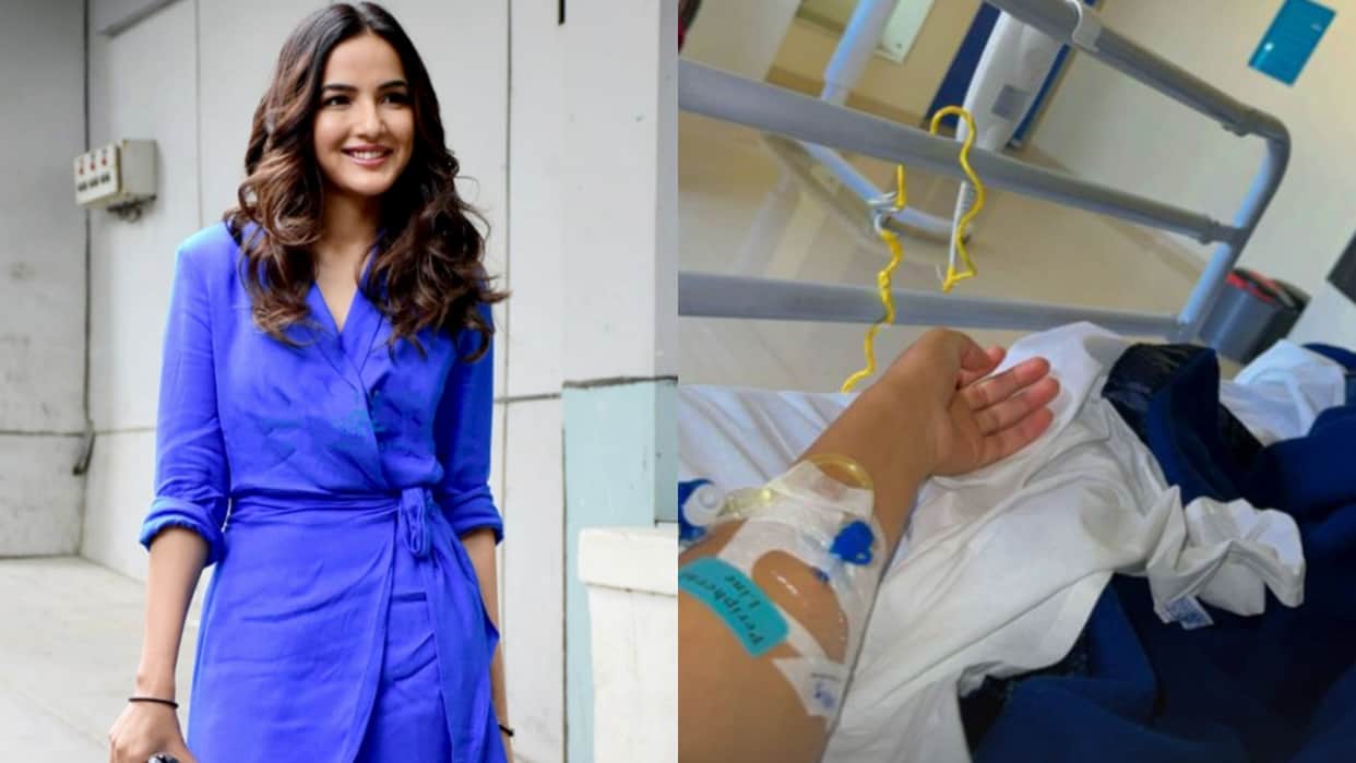 Bigg boss fame jasmin bhasin admitted in hospital after getting stomach infection share picture