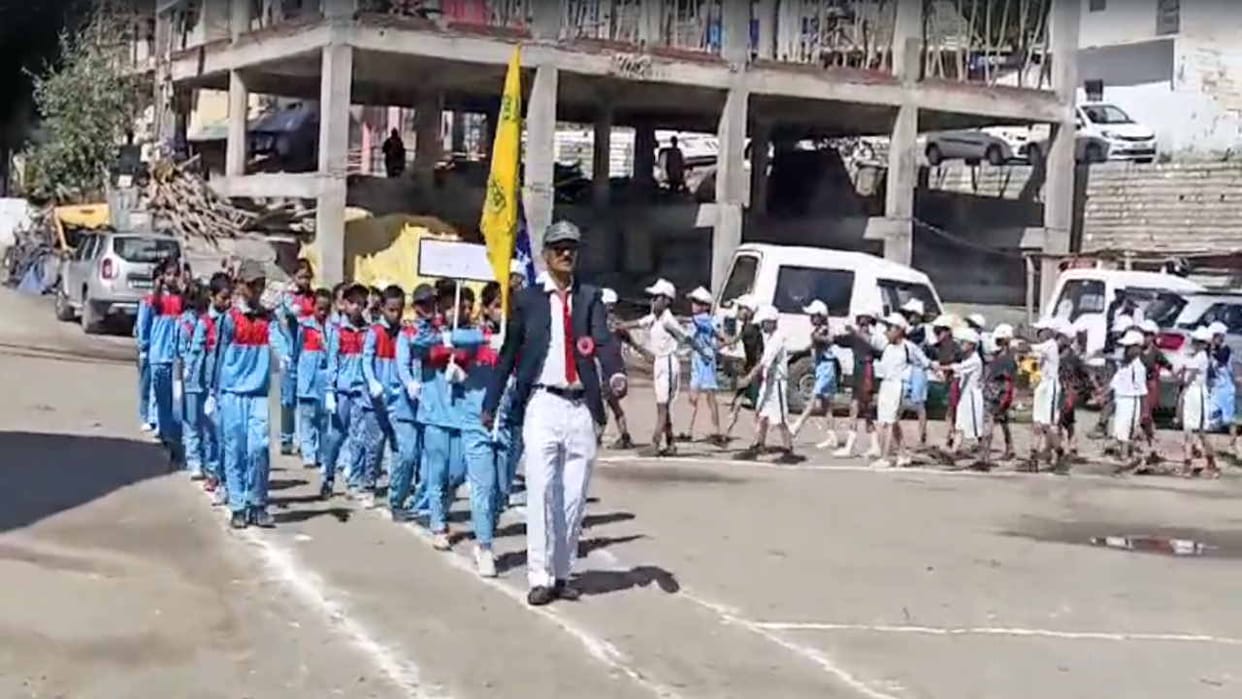 26th district level sports competition for under-12 students begins in Keylong