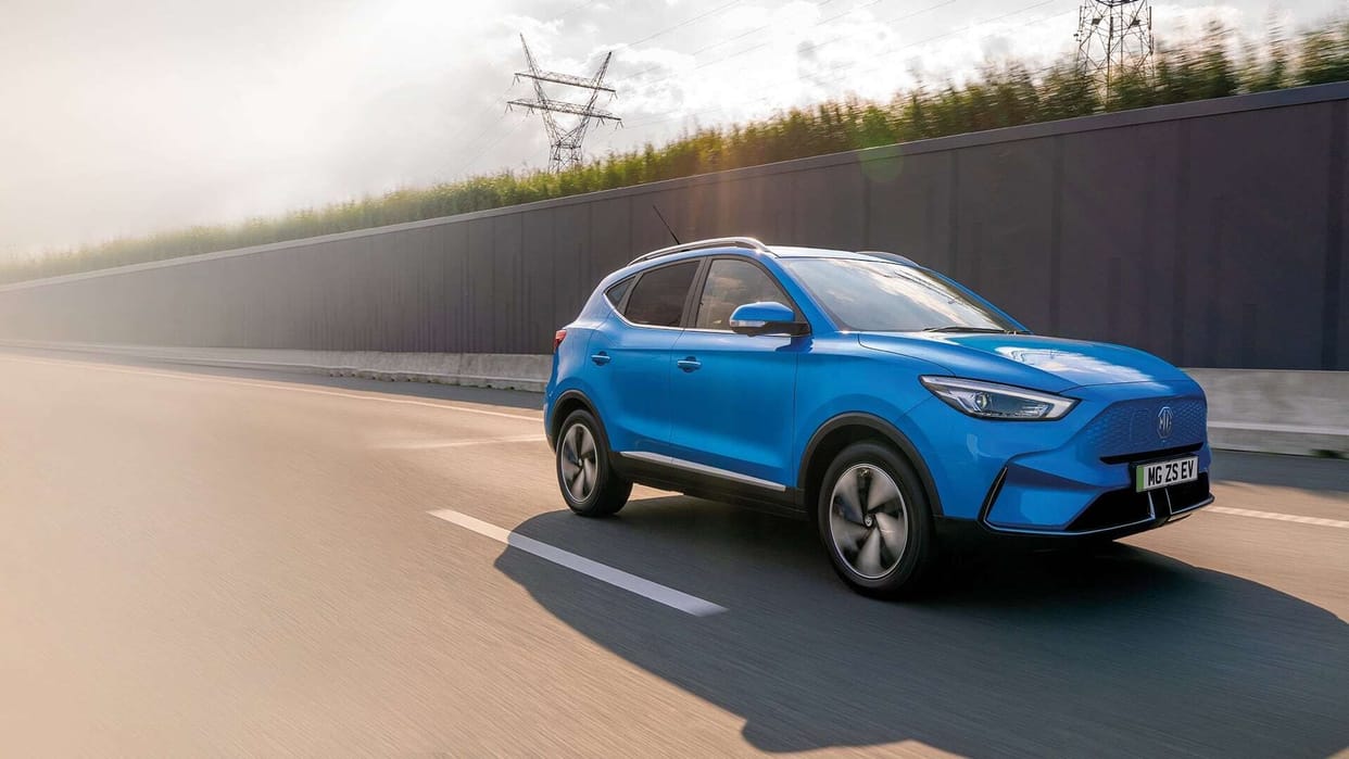 British man faces severe malfunction in his MG ZS EV electric SUV and was stuck inside running car