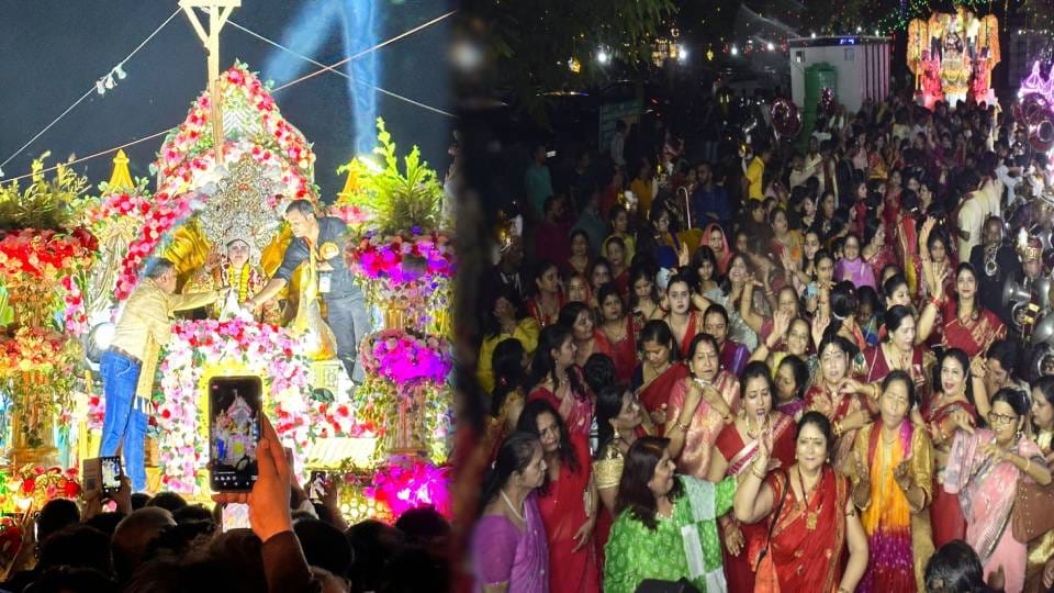live coverage of Rambarat More than hundred tableaux participated in Rambarat in Agra