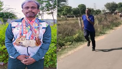 Dadhibal Chauhan runs 24 km every day to go to office Participated in Australia's World Championship