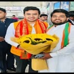 BJYM के राष्ट्रीय अध्यक्ष तेजस्वी का रायपुर दौरा