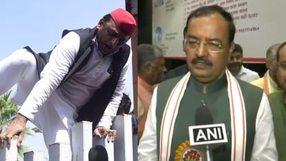 Deputy CM Keshav Prasad Maurya comments on Akhilesh Yadav for going inside JPNIC.