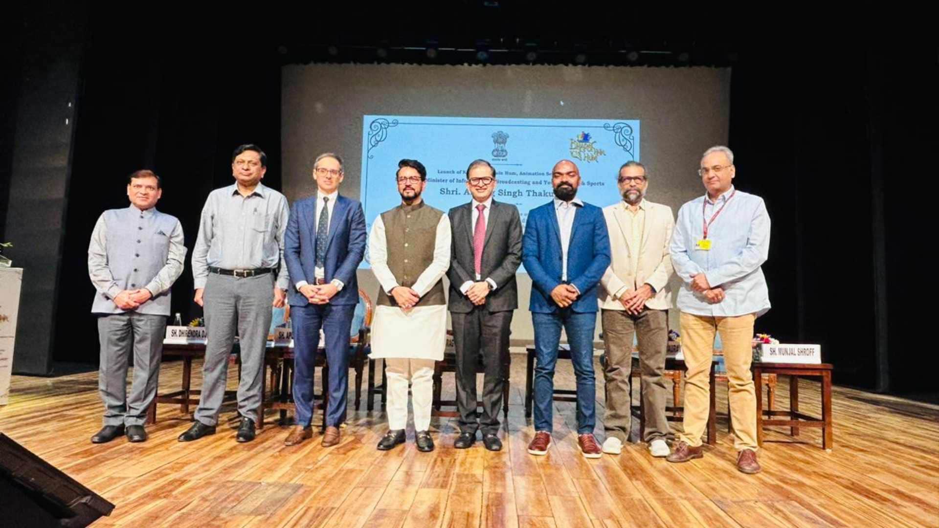 Anurag Singh Thakur Unveils Trailer of Bharat Hain Hum Animated Series on Unsung Freedom Fighters DD Netflix P