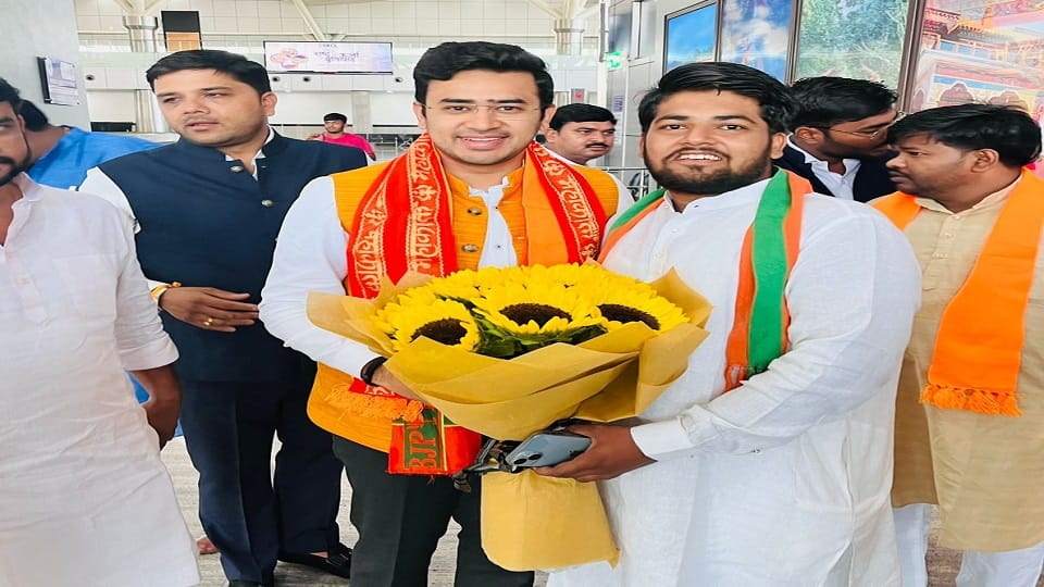Byjm National Preident Tejasvi Surya Raipur Visit Today Participate in Transformation Proclamation Program
