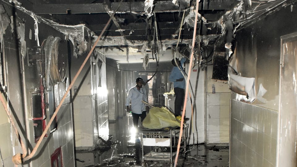 fire broke out in chandigarh pgi