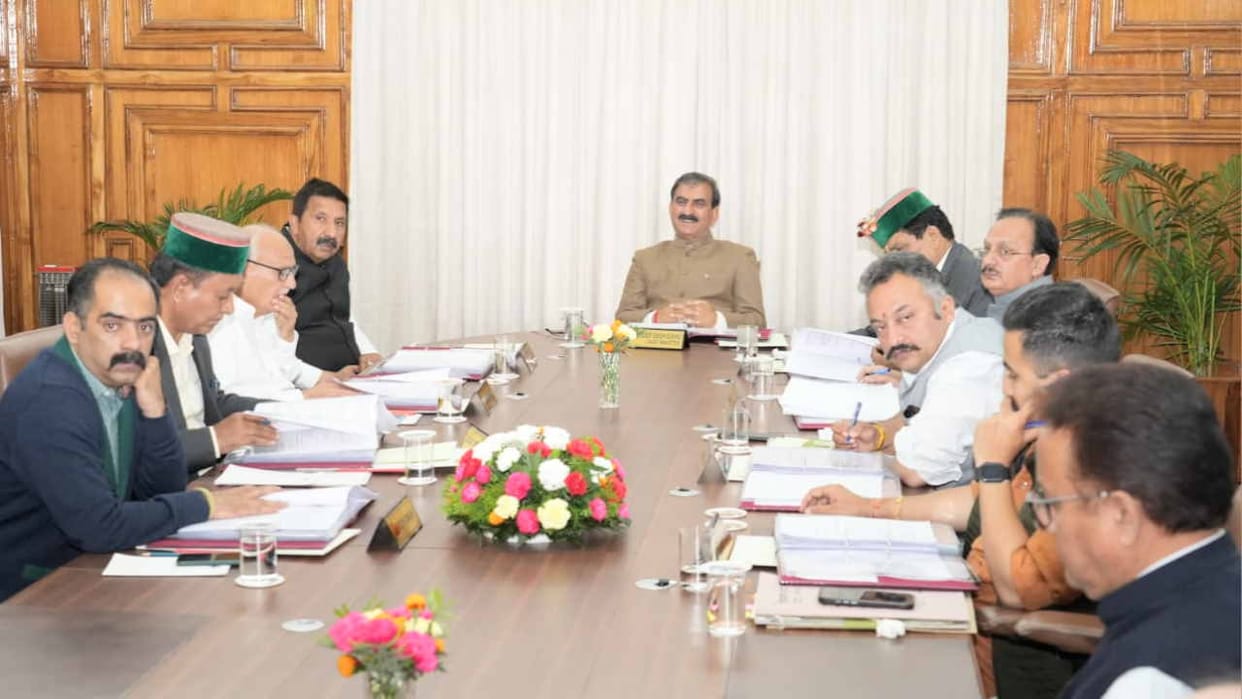 Himachal cabinet decisions: Special disaster relief package approved, posts will be filled,jal shakti