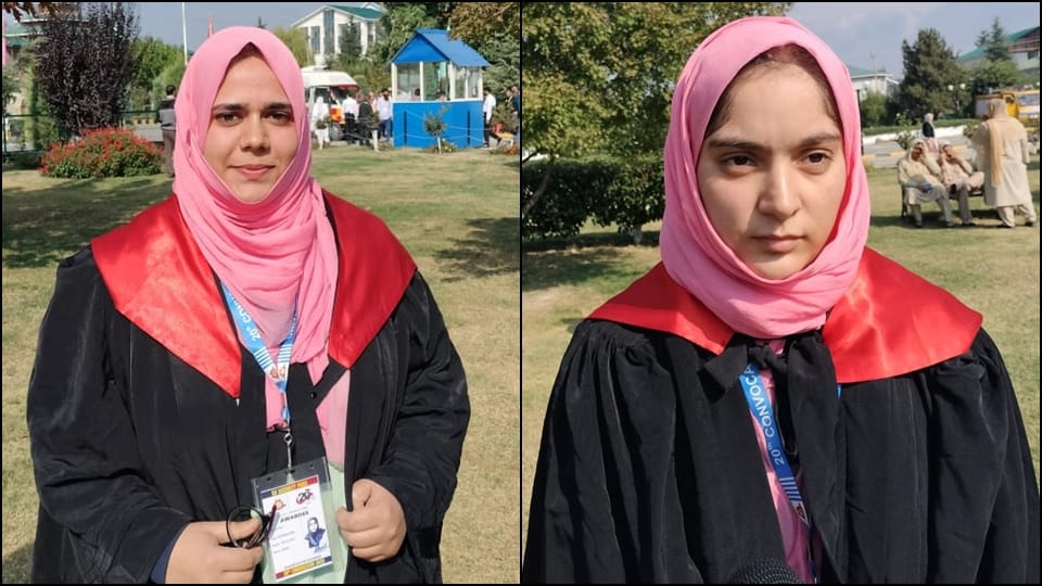 Kashmir University Convocation: Meritorious students proud to receive degree medal from President droupadi mur