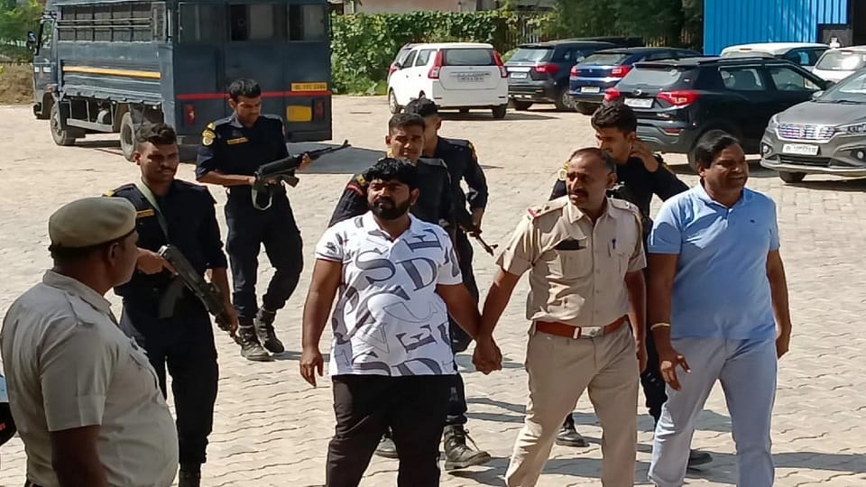 Bulletproof vehicle and rifle recovered from Monu Manesar in Pataudi firing case