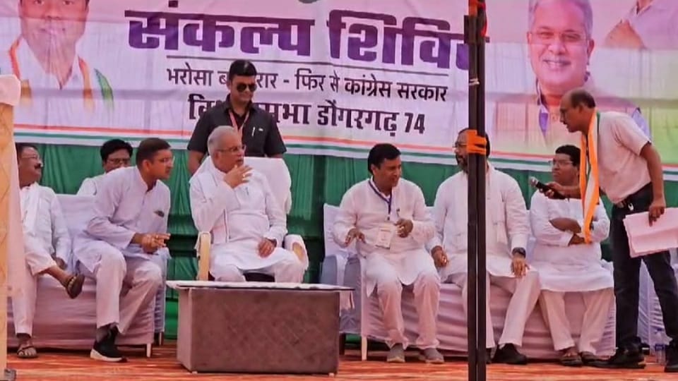 CM Baghel participated in resolution camp former Chief Minister