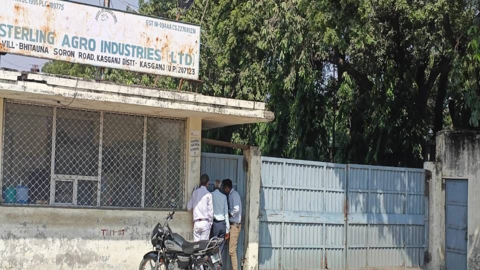 Income tax officials raided Nova factory in Kasganj