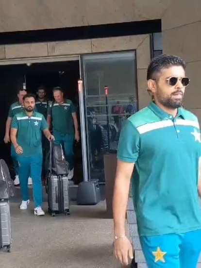 WC 2023, VIDEO, Pakistan team, reached, Ahmedabad, for match, against, India, ODI World Cup 2023, In