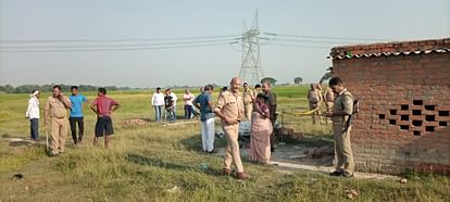 UP Crime: An old man sleeping on the scaffold was murdered by crushing his head with a brick