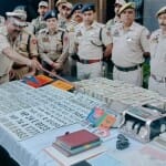 डीजीपी दिलबाग सिंह नार्को टेरर मामले की जानकारी देते हुए