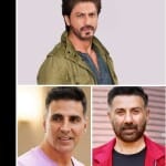 शाहरुख खान, अक्षय कुमार, सनी देओल