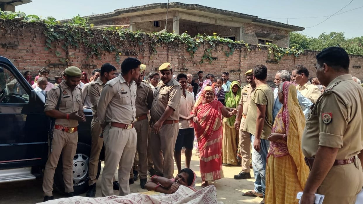 A BJP leader murdered in Tiloi Thana Kshetra in Amethi.