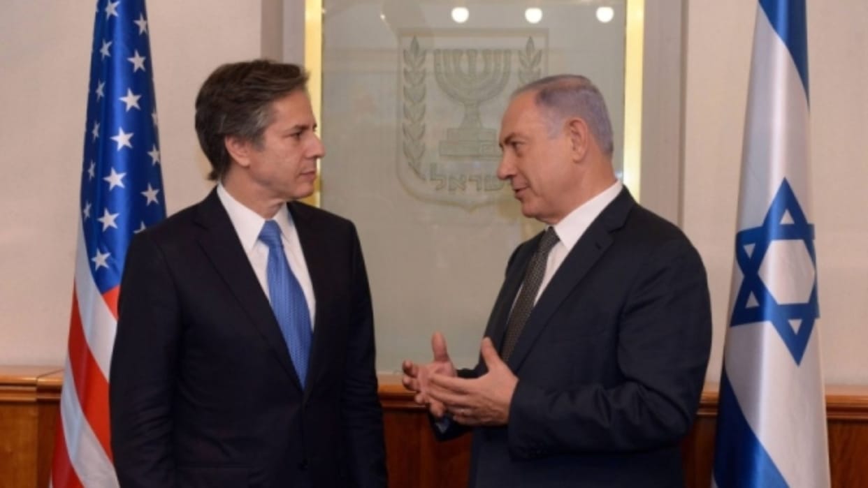 Israel: Benjamin Netanyahu said Like ISIS we crush Hamas too Antony Blinken said I came before you as a Jew