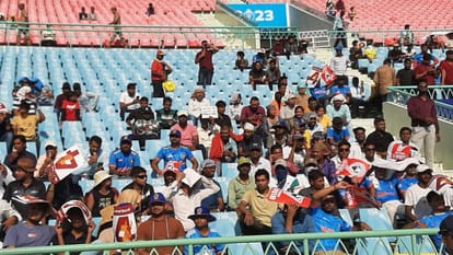 Views from Ekana Stadium: Australian fans raised slogans of Bharat Mata Ki Jai