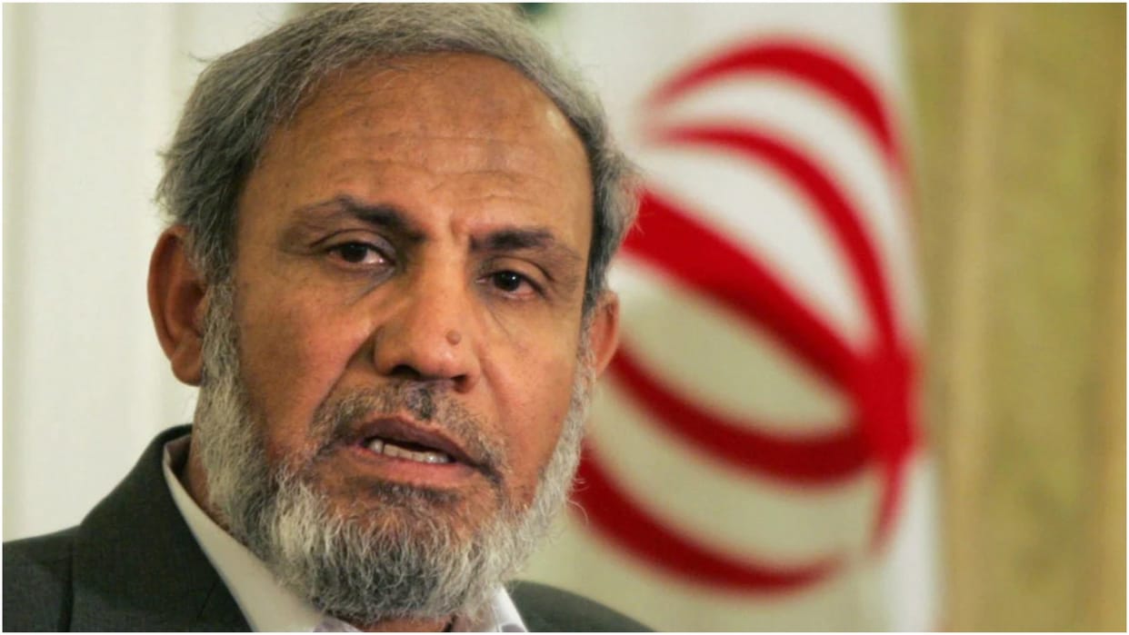 Israel Hamas war Hamas commander Mahmoud al-Zahar releases a video